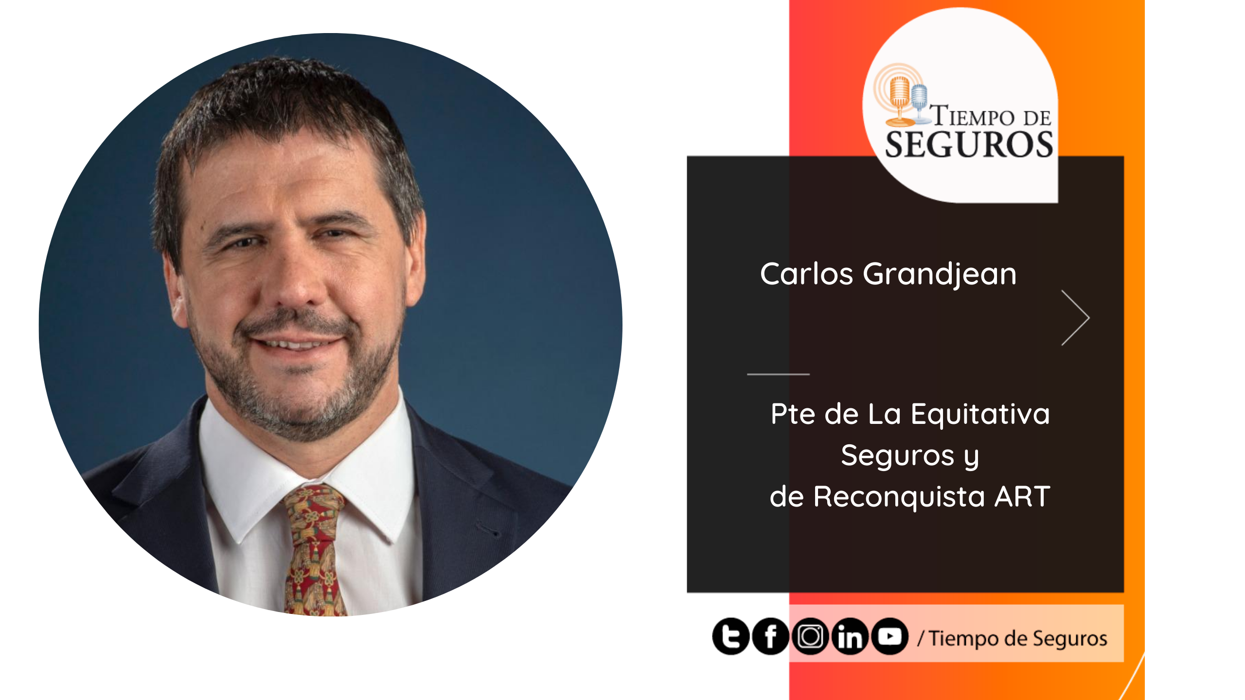 Carlos Grandjean, Presidente de La Equitativa, Reconquista ART y de ADEAA ( Asociación de Aseguradores Argentinos)
